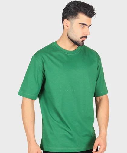 تیشرت لش سبز و ساده 8146