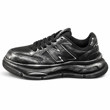 کفش کتانی مردانه مدل نیوبالانس کاستوم شده مشکی New Balance