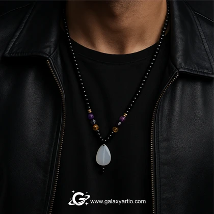 گردنبند سنگی ماربل