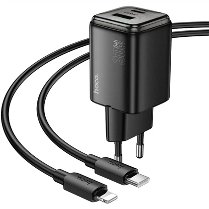 شارژر دیواری هوکو HOCO مدل N53 توان 30 وات دو پورت