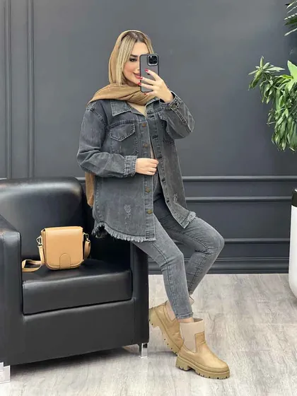 کت جین پایین ریش