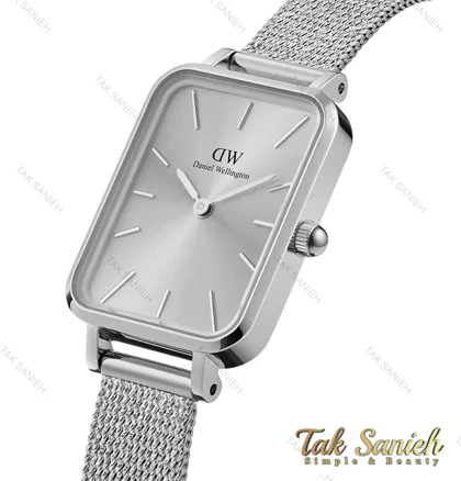 ساعت دنیل ولینگتون زنانه مستطیلی سیلور Daniel-4220-L