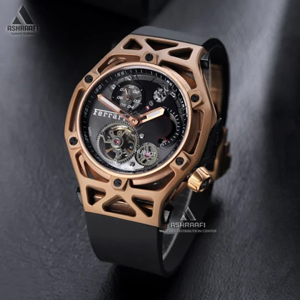 ساعت هابلوت فراری دست دوم Hublot Techframe Ferrari Tourbillon GRK-ST