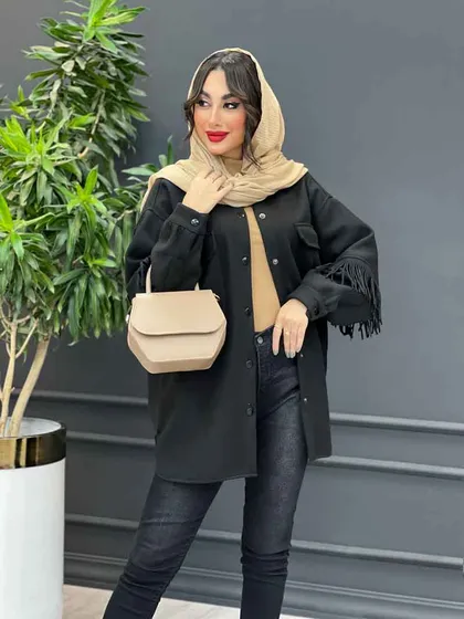 پالتو دو جیب پشت ریش