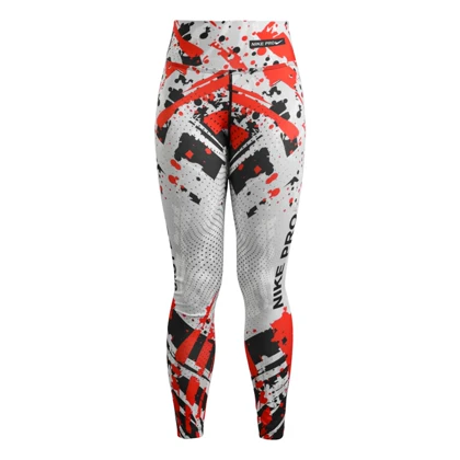 لگ ورزشی زنانه نایک مدل GMS-3D557 سفید قرمز