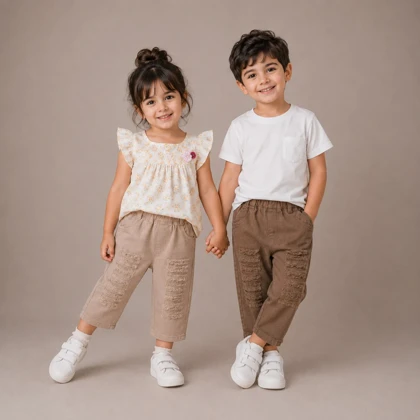 شلوار کتان آیدین