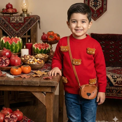 بلوز بافت پسرانه،دخترانه تدی برجسته