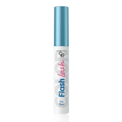 ریمل بلندکننده گلدن رز ,Golden Rose مدل Flash Lash رنگ Sky Blue شماره 03 حجم 9 میل