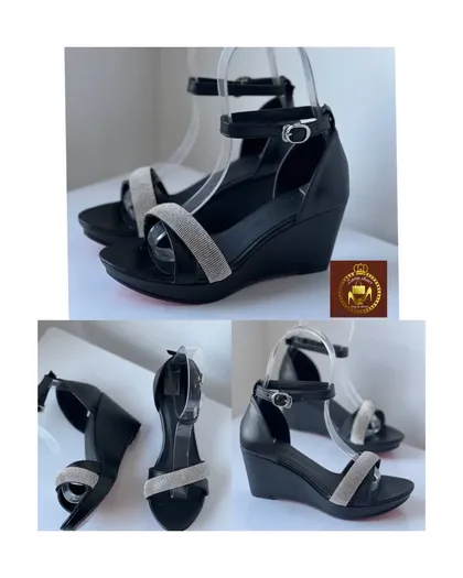 صندل زنانه مجلسی نگینی لژدار