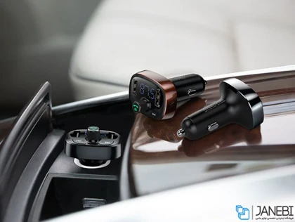 شارژر فندکی فست شارژ ماشین با قابلیت پخش موسیقی و تماس بیسوس S-09