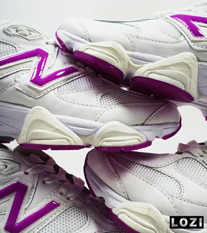 کفش کتانی زنانه سفید سرخابی NEW BALANCE 9060