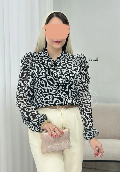 شومیز حریر شارلوت