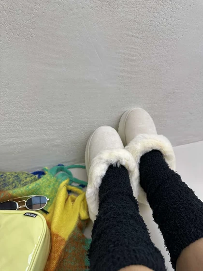 جوراب بلند حوله ای