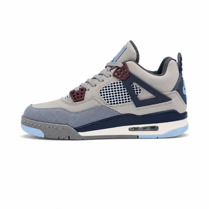 کفش و کتانی مردانه ساق‌دار مدل جردن NIKE AIR JORDAN 4 رنگ طوسی کد 2726