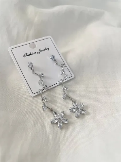 گوشواره مجلسی طرح گل