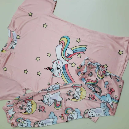 تیشرت شلوار دخترانه لباس خونگی