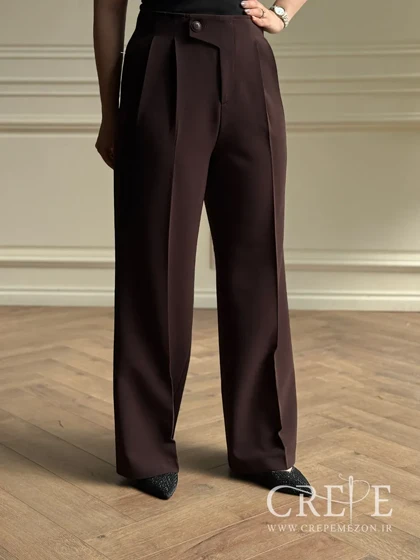 شلوار از بالا راسته پیله دار قد 110