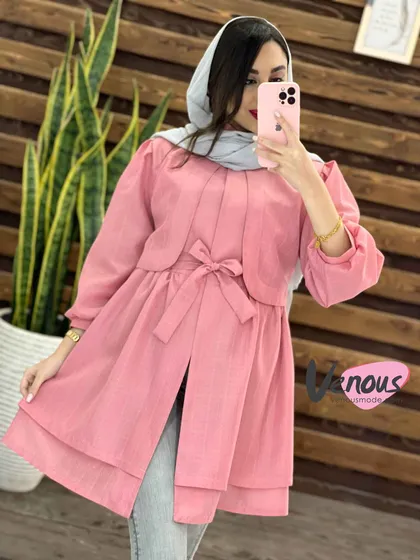 مانتو نازلی ژیله دار