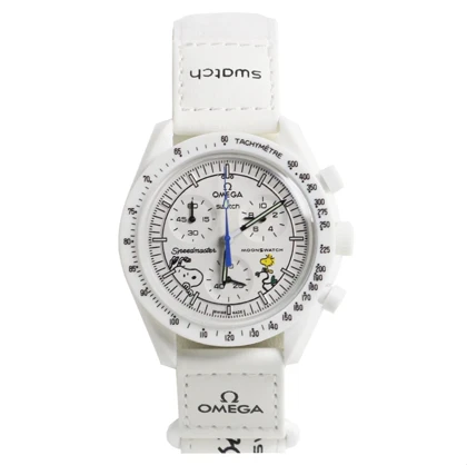 ساعت امگا سواچ ماه سفید اسنوپی Omega Swatch to the Moon