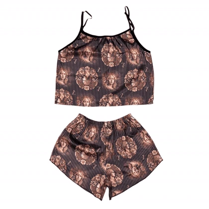 ست تاپ و شلوارک طرح ونوس 212