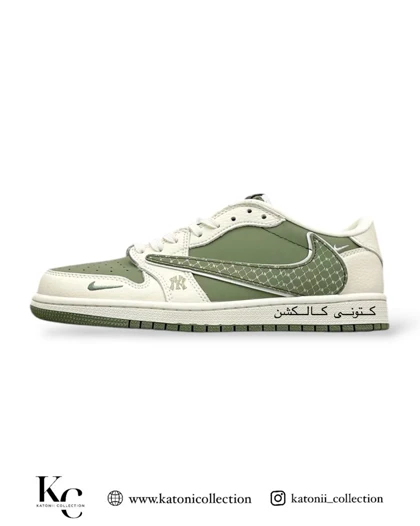 کتانی ویتنامی تراویس اسکات گوچی nike air jordan 1 low travis scott Gucci