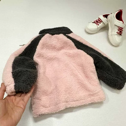 کت تدی دخترانه با آستر مخملی وارداتی