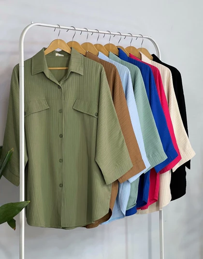 مانتو دکمه دار برکه 4