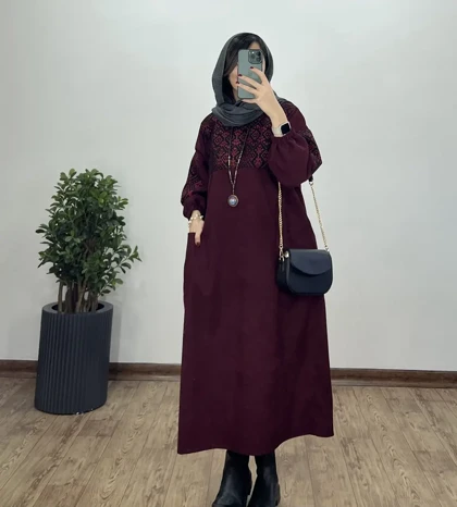 پیراهن مانتویی پاییزه آوان 4