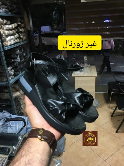 صندل لژدار طبی زنانه اسکایپ گره‌ای