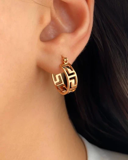 گوشواره حلقه‌ای ورساچه ژوپینگ