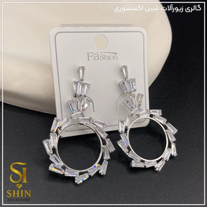گوشواره جواهری کد gzj14