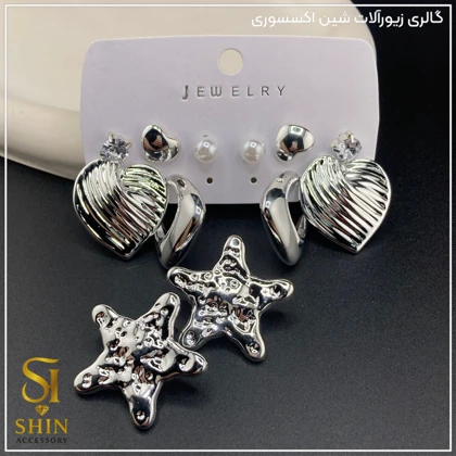 پک گوشواره شش‌تایی کد pg25