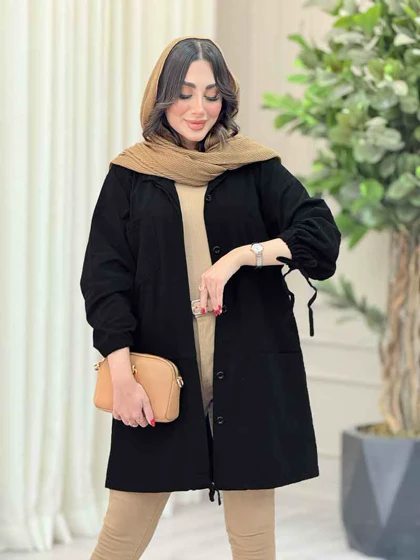 مانتو آستین گت چهار جیب
