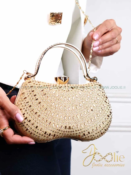 کیف زنانه مجلسی مدل زرین کد K877