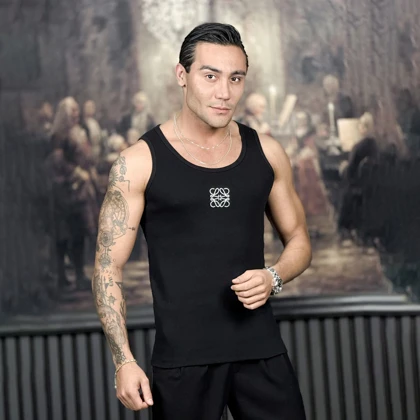 رکابی تنک تاپ کبریتی مشکی Loewe