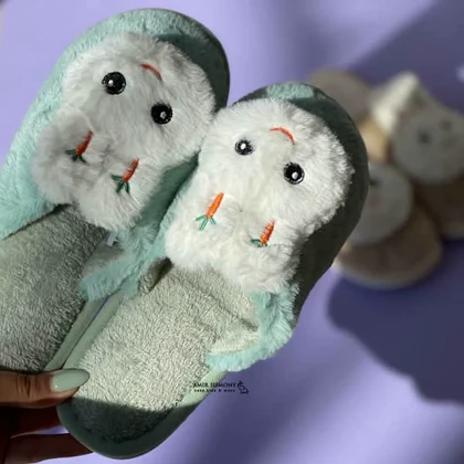 پاپوش پولیشی روفرشی طرح خرگوش