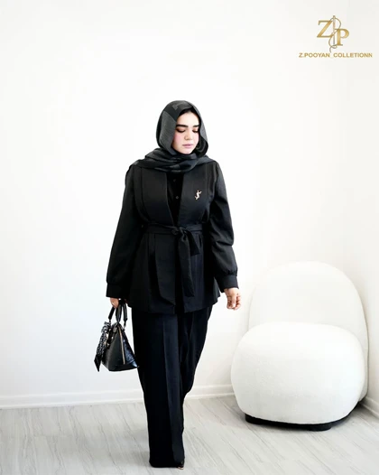 کت و شوار زنانه ژاکارد بهاره الیزا