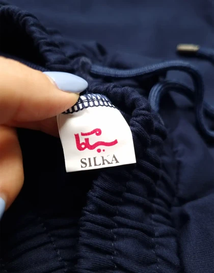 ست راحتی نیم آستین مردانه طرح بهنام سیلکا