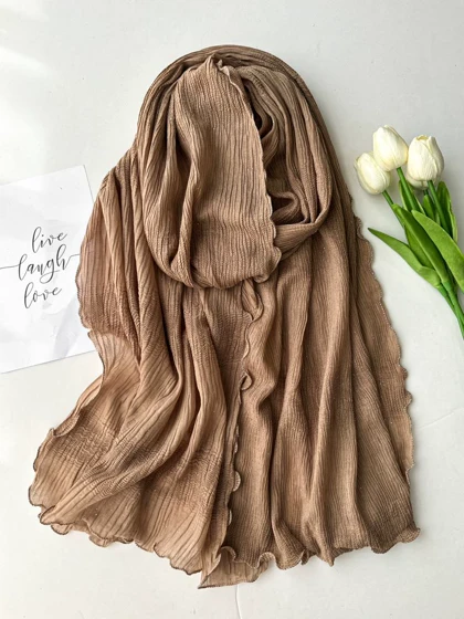 شال پلیسه زیپی