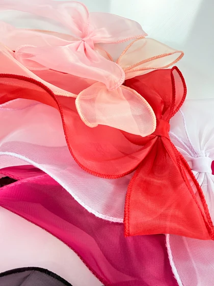 گیره مو انبری پاپیونی حریر