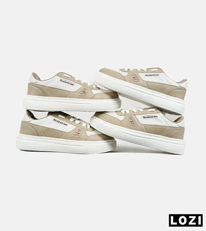 کفش مردانه و زنانه کرم قهوه ای Reebok LT Court مدل 7430