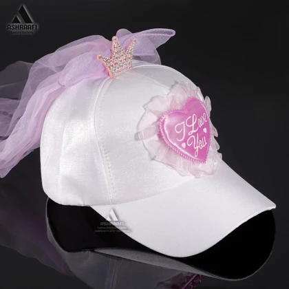 کلاه آفتابی دخترانه Baseball Cap HA103