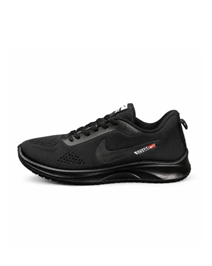 کفش کتانی بزرگ پا نایکی رانینگ زیره تزریق مشکی تمام Nike