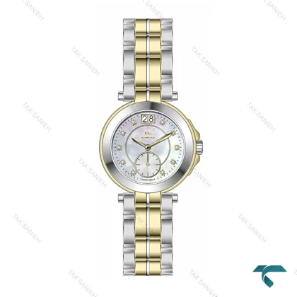 انزو اورجینال EC-2170TSL دو رنگ طلایی زیر ثانیه دار Enzo-8284-L