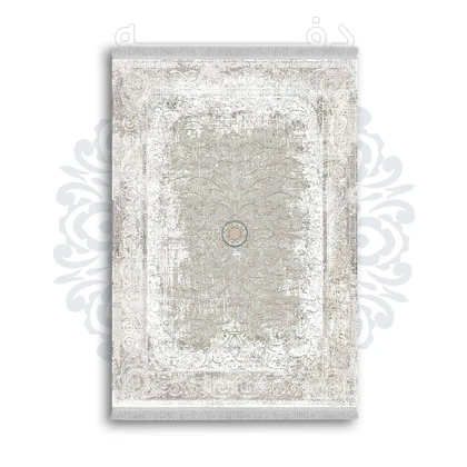 *جدید* فرشینه از جنس پارچه شانل مخمل ترک طرح فانتزی برند دفه کد 1317