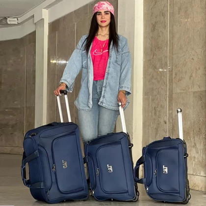 ساک چرخ دار کاترپیلار کد CAT - CT5597 TRAVEL LOVER SERIES مجموعه سه عددی