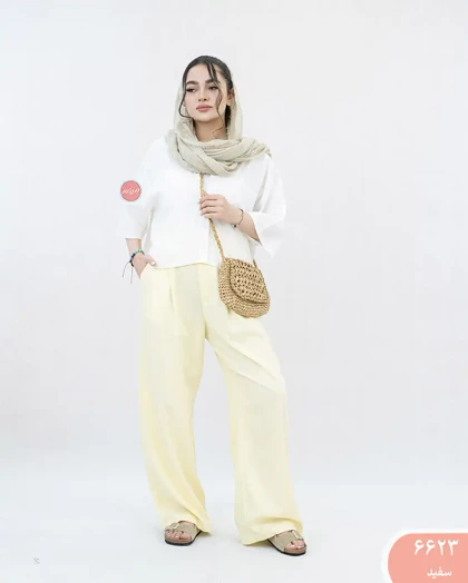 شومیز کراپ مایا 6623