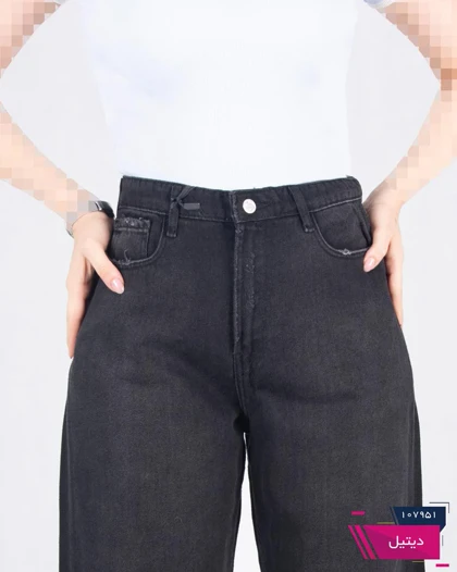 شلوار جین دخترونه فلارTHREEJEAN/22291