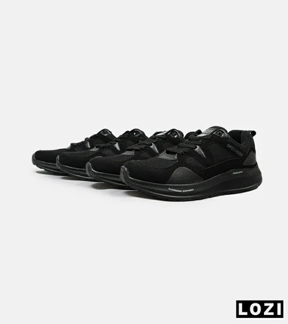 کفش کتانی طبی زنانه و مردانه مشکی SKECHERS archfit v02