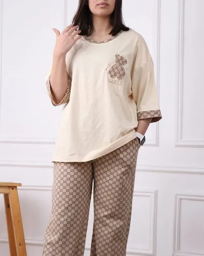 تی‌شرت لانگ و شلوار